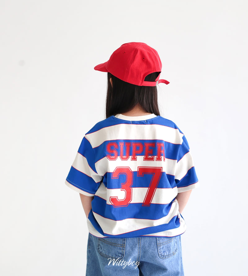 Witty Boy - Korean Children Fashion - #littlefashionista - Super Stripe Tee - 8