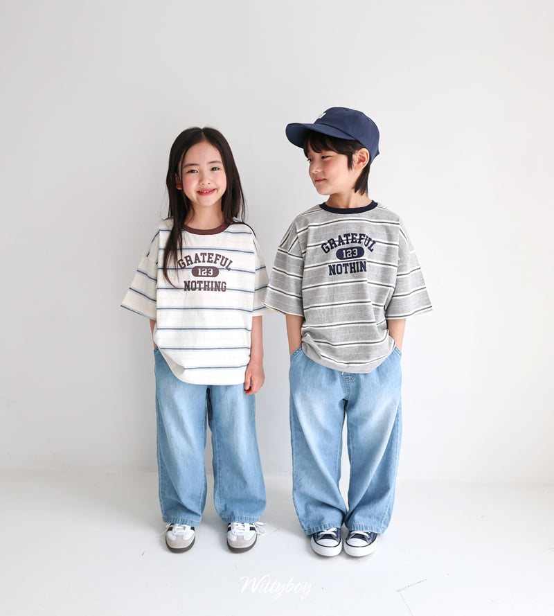 Witty Boy - Korean Children Fashion - #littlefashionista - Grateful Tee - 7