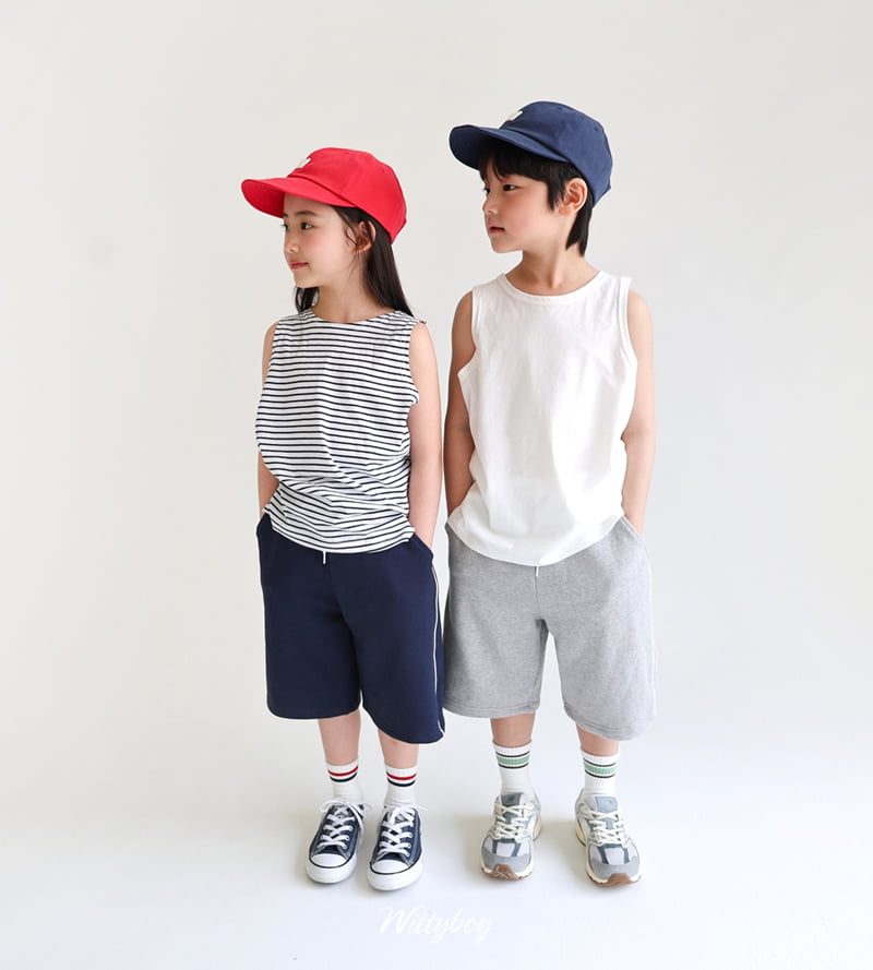 Witty Boy - Korean Children Fashion - #littlefashionista - Inner Sleeveless - 5