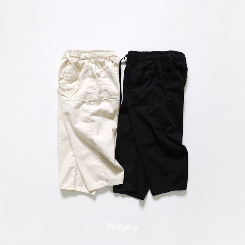 Witty Boy - Korean Children Fashion - #littlefashionista - Paper Spandex Cotton Pants