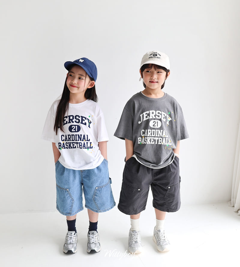 Witty Boy - Korean Children Fashion - #littlefashionista - Jersey Painting Tee - 8
