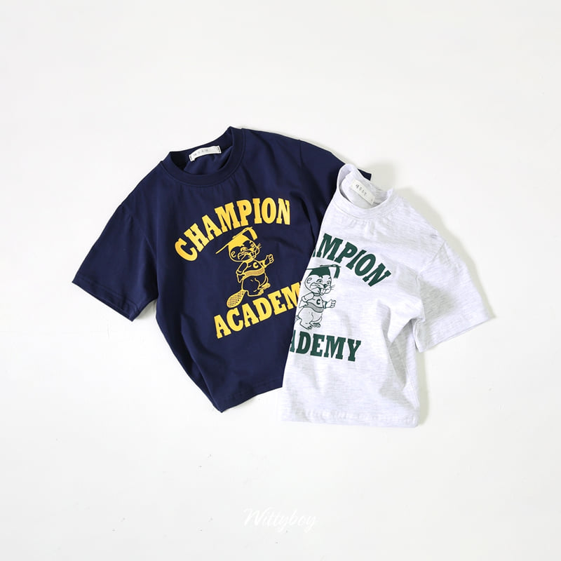Witty Boy - Korean Children Fashion - #littlefashionista - Academy Tee