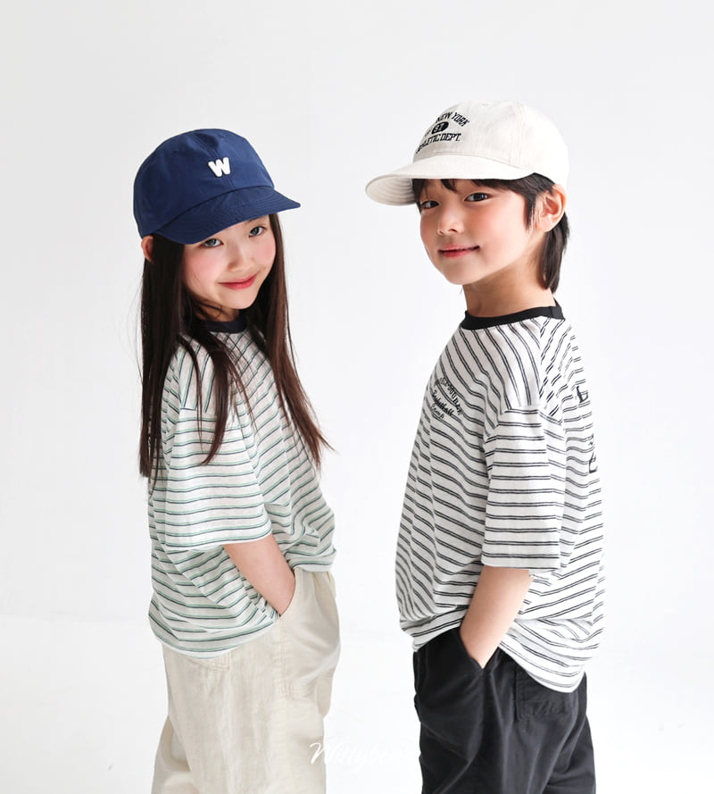 Witty Boy - Korean Children Fashion - #littlefashionista - Double Stripe Tee - 7