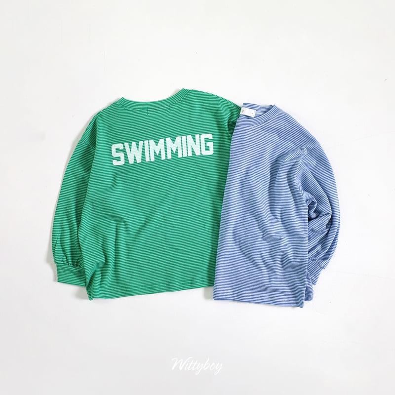 Witty Boy - Korean Children Fashion - #littlefashionista - Swimming Tee