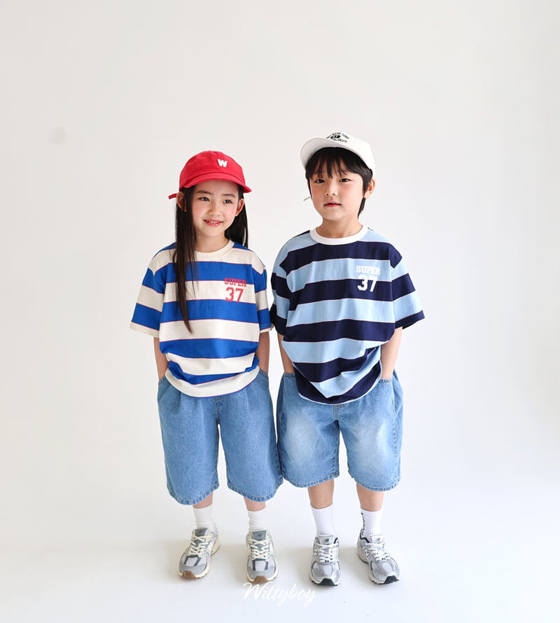 Witty Boy - Korean Children Fashion - #magicofchildhood - Original Bermuda Denim Pants - 12