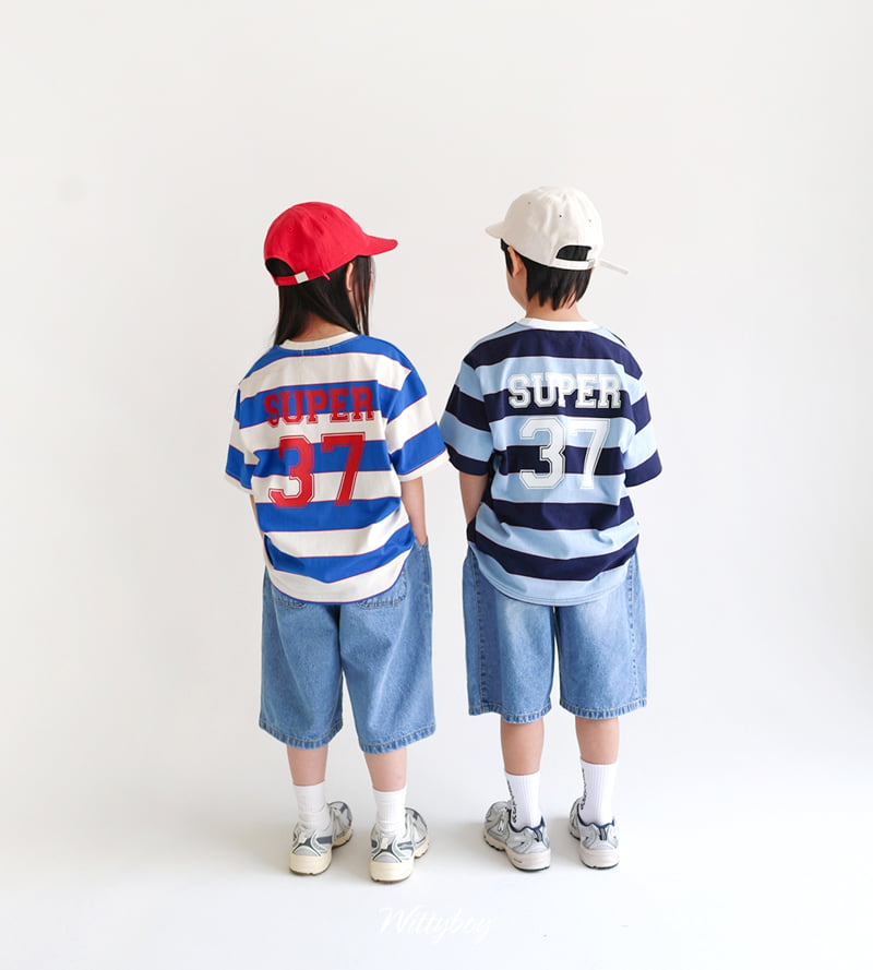 Witty Boy - Korean Children Fashion - #magicofchildhood - Super Stripe Tee - 9