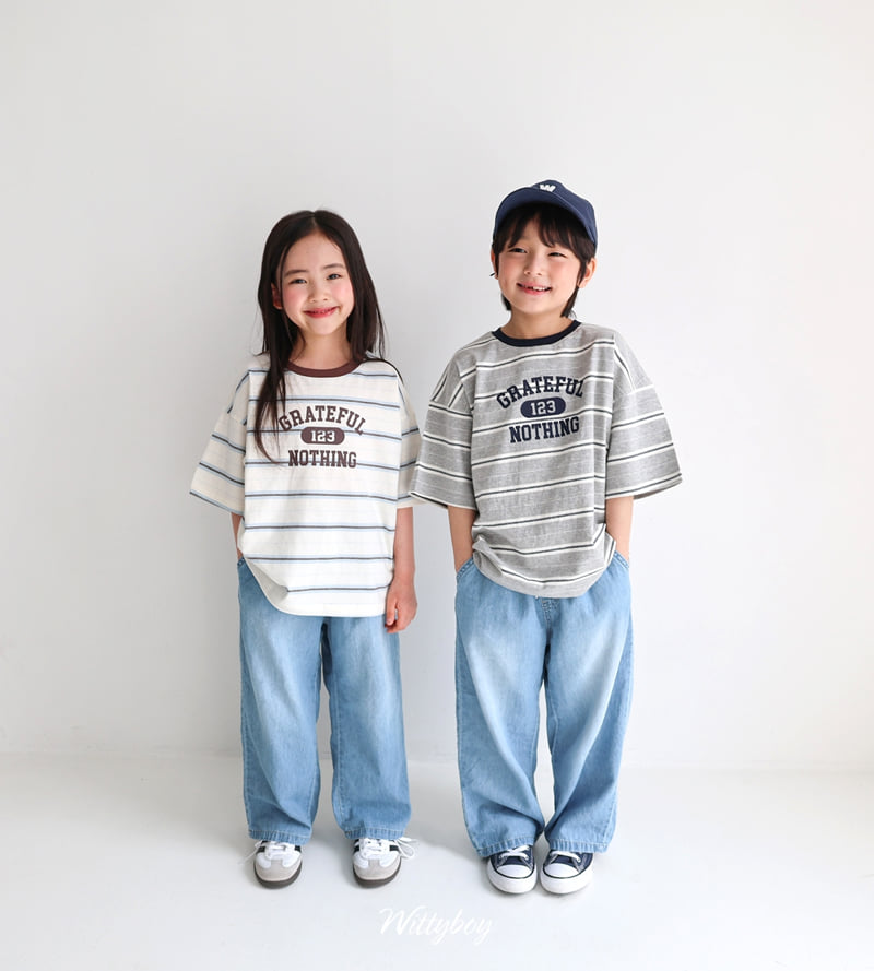 Witty Boy - Korean Children Fashion - #magicofchildhood - Grateful Tee - 8