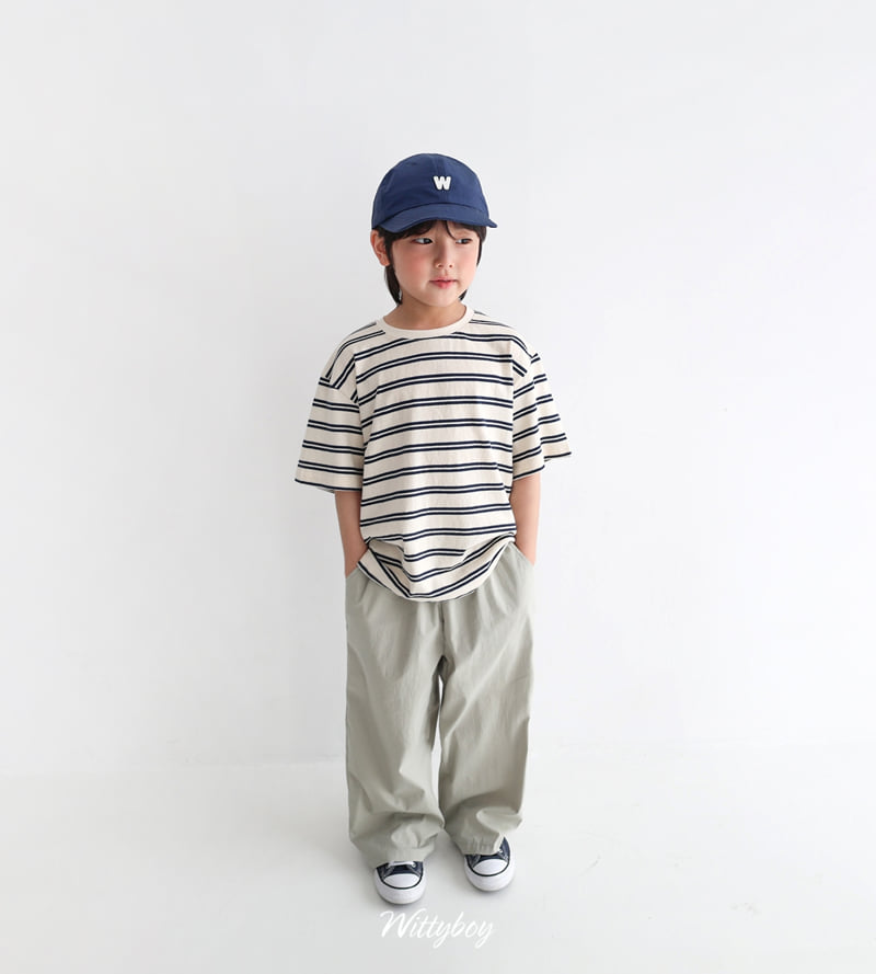Witty Boy - Korean Children Fashion - #magicofchildhood - Milano Stripe Tee - 10