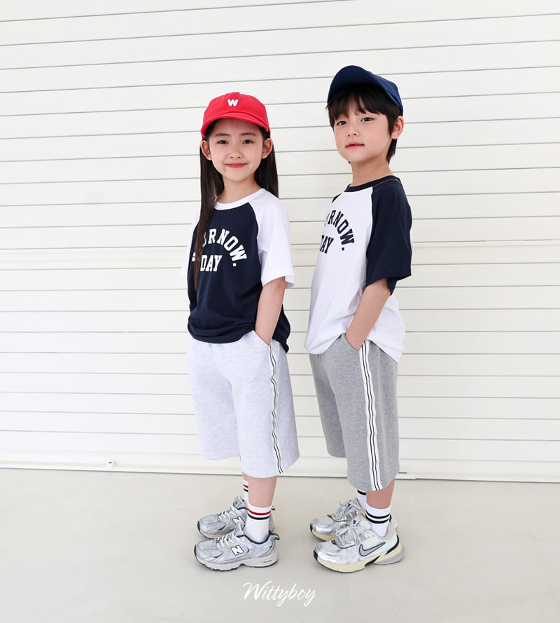 Witty Boy - Korean Children Fashion - #magicofchildhood - Snatch Line Training Pants - 6