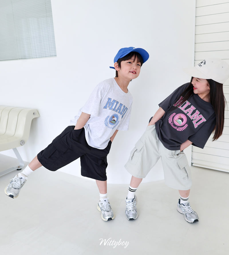 Witty Boy - Korean Children Fashion - #magicofchildhood - Sierra Cargo Half Pants - 3