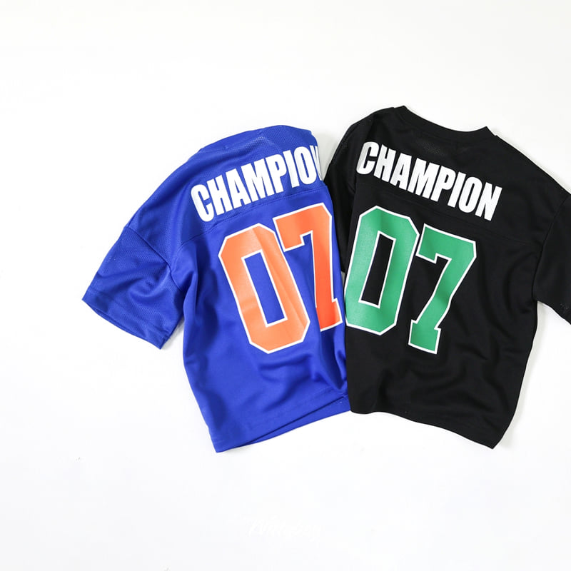 Witty Boy - Korean Children Fashion - #magicofchildhood - Champion Mesh Tee