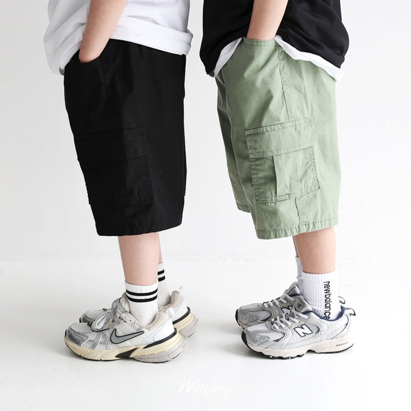 Witty Boy - Korean Children Fashion - #magicofchildhood - Nature Cotton Cargo Pants - 10