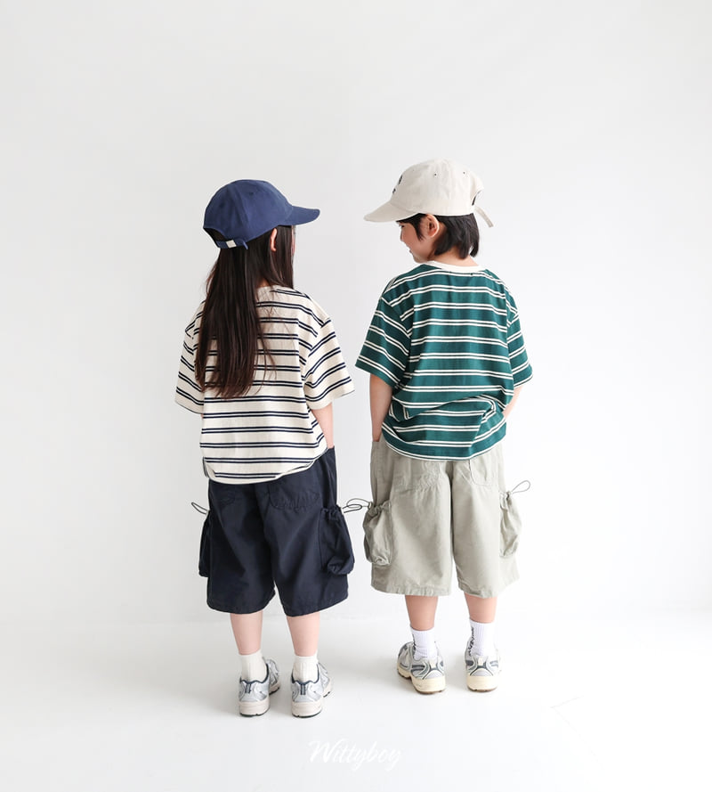 Witty Boy - Korean Children Fashion - #magicofchildhood - String Cargo Pants - 6
