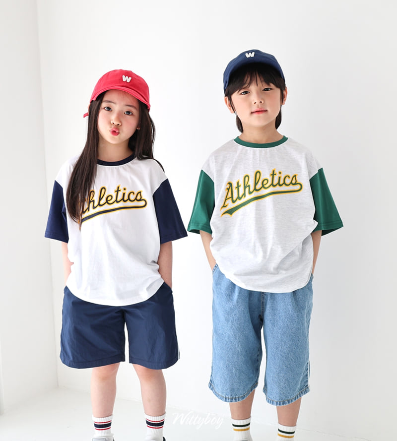 Witty Boy - Korean Children Fashion - #littlefashionista - Athletic Tee - 4