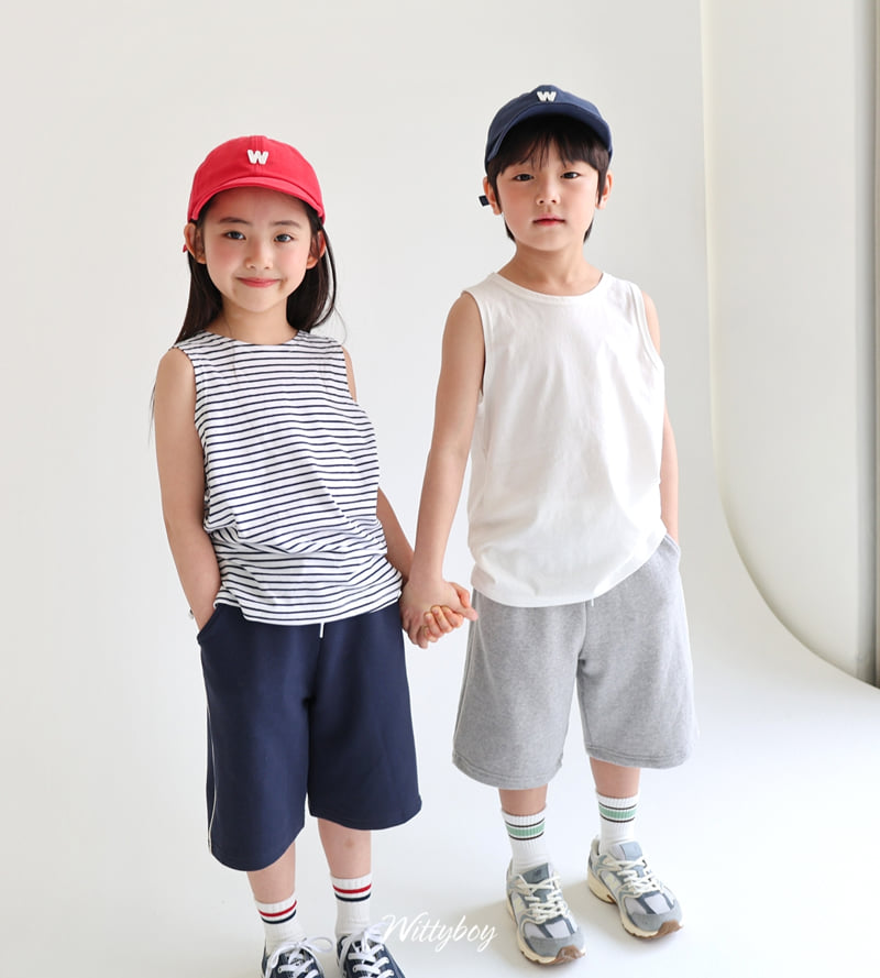 Witty Boy - Korean Children Fashion - #minifashionista - Inner Sleeveless - 7
