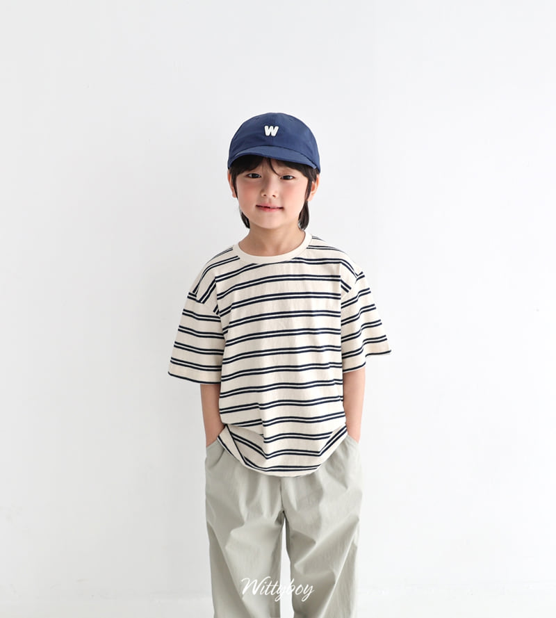 Witty Boy - Korean Children Fashion - #minifashionista - Milano Stripe Tee - 11