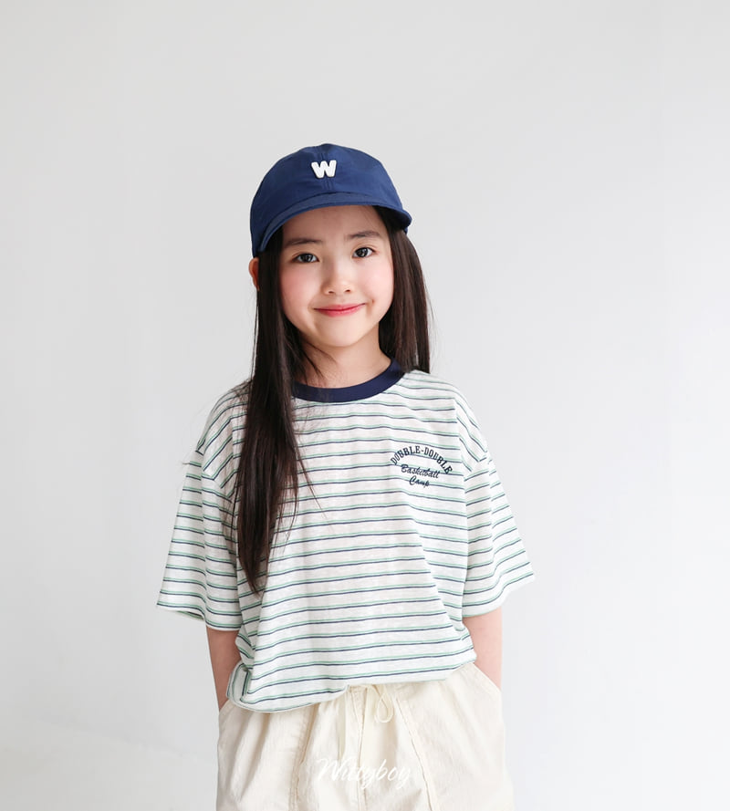 Witty Boy - Korean Children Fashion - #minifashionista - Double Stripe Tee - 9