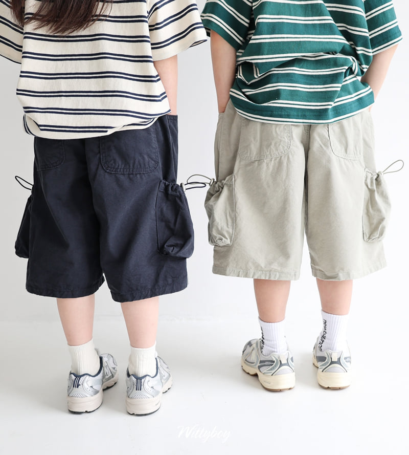 Witty Boy - Korean Children Fashion - #minifashionista - String Cargo Pants - 7