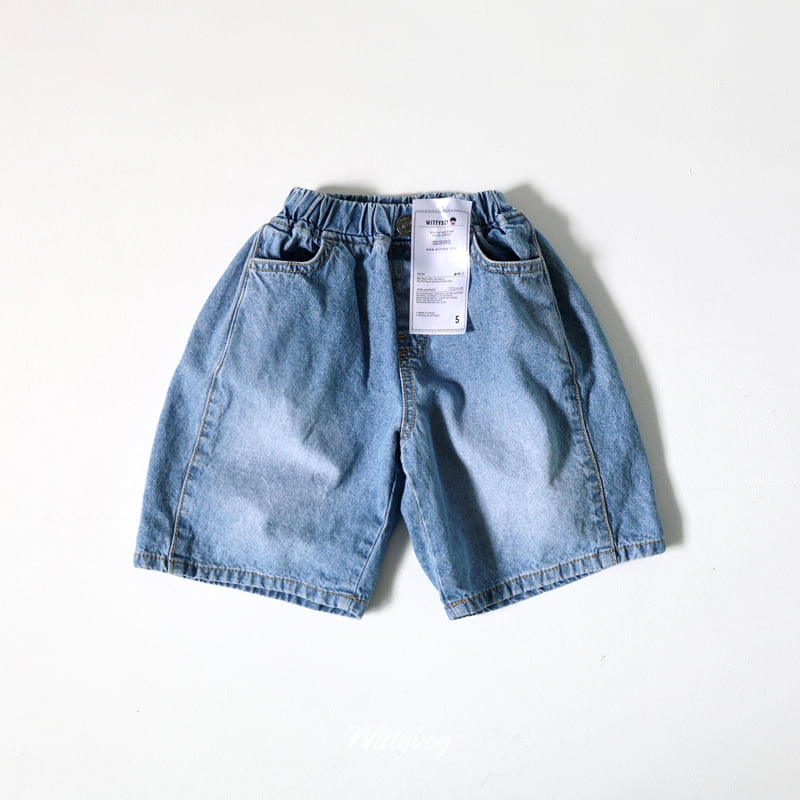 Witty Boy - Korean Children Fashion - #prettylittlegirls - French Wide Denim Pants
