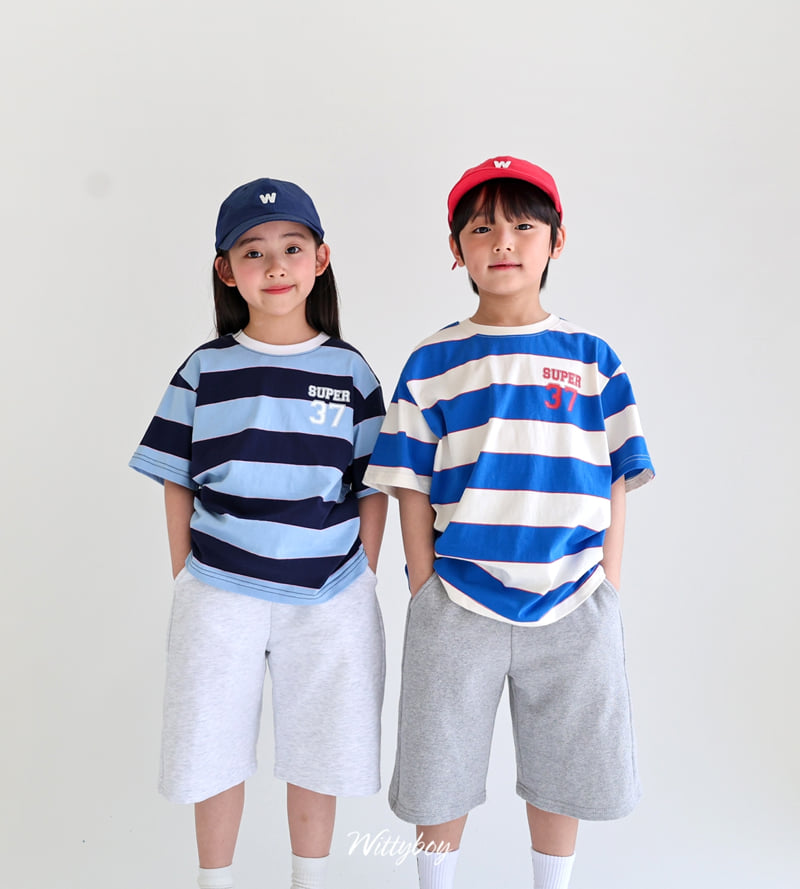 Witty Boy - Korean Children Fashion - #prettylittlegirls - Super Stripe Tee - 11