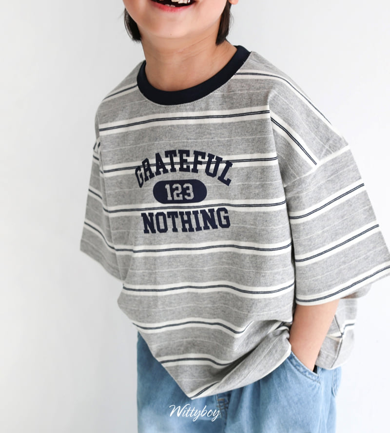 Witty Boy - Korean Children Fashion - #prettylittlegirls - Grateful Tee - 10