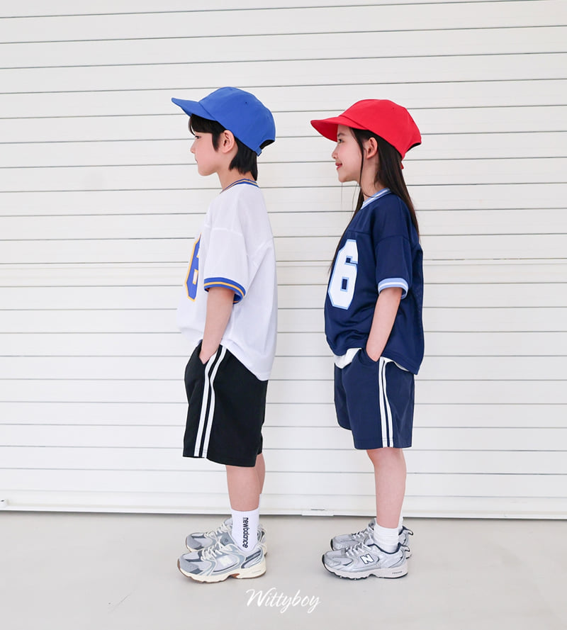 Witty Boy - Korean Children Fashion - #prettylittlegirls - Sporty Double Line Pants - 5