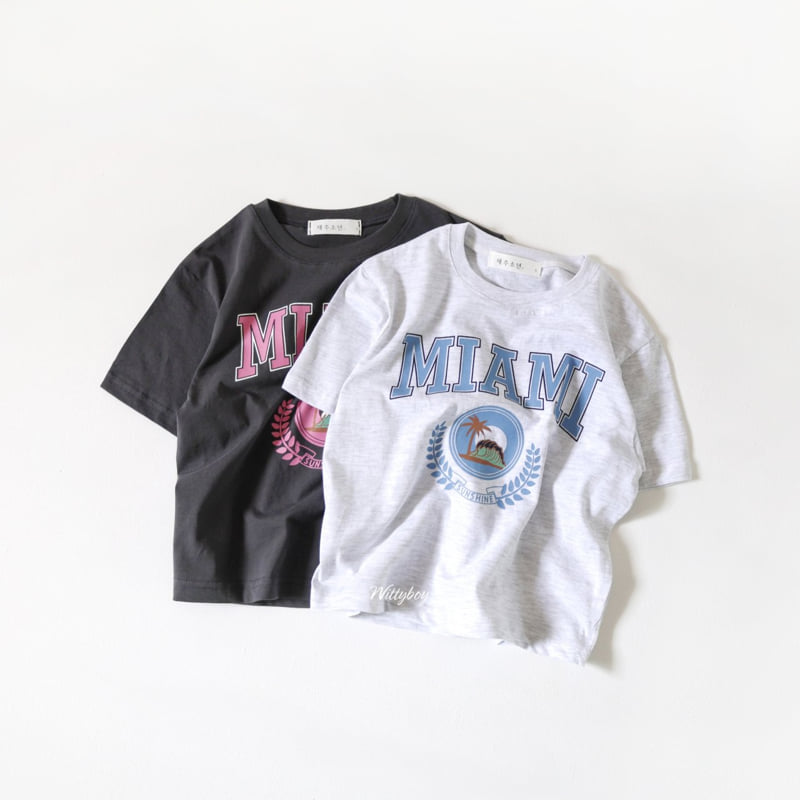 Witty Boy - Korean Children Fashion - #prettylittlegirls - Miami Tee