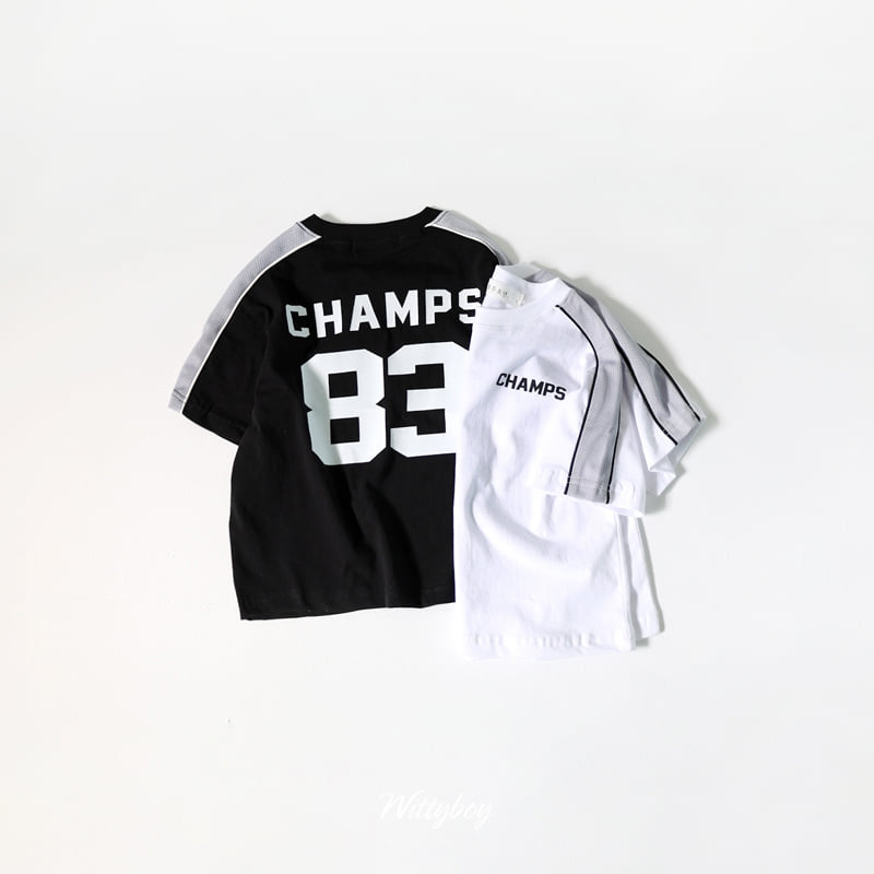 Witty Boy - Korean Children Fashion - #todddlerfashion - Champ Tee