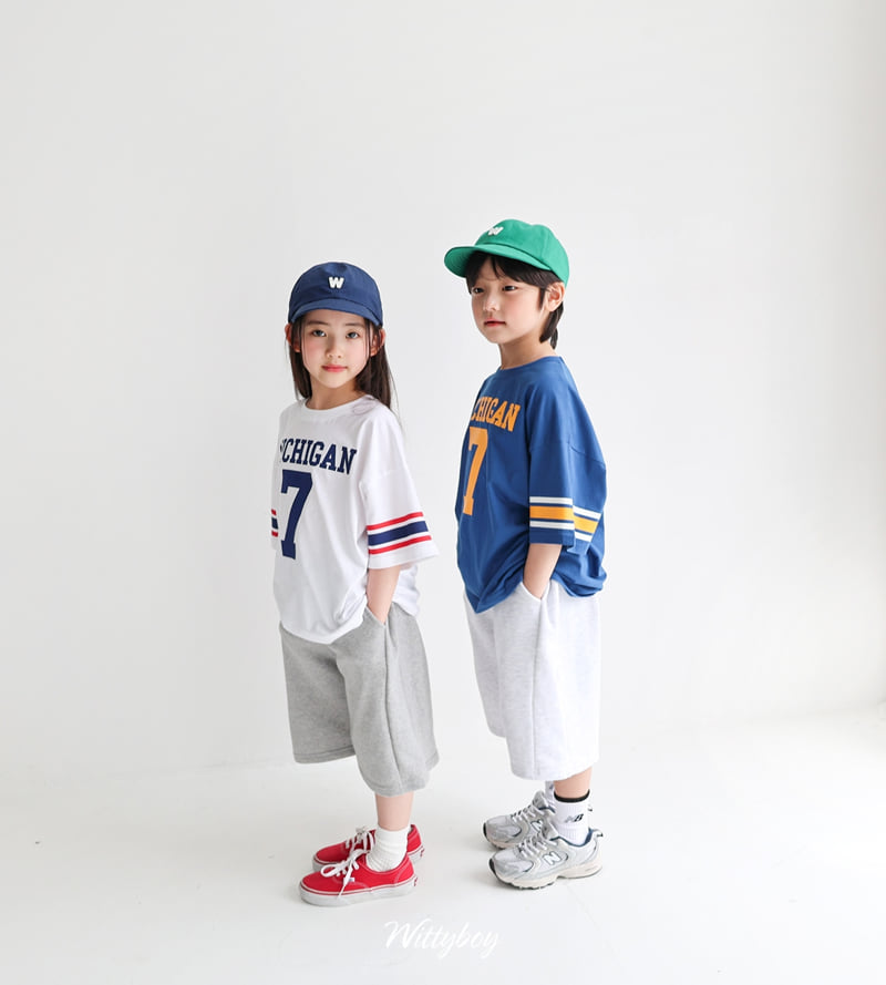 Witty Boy - Korean Children Fashion - #todddlerfashion - Michigan Tee - 11