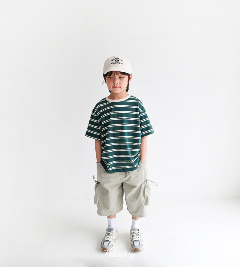 Witty Boy - Korean Children Fashion - #todddlerfashion - String Cargo Pants - 9