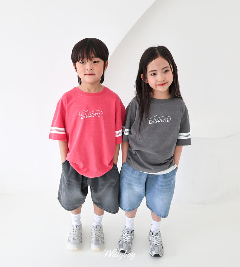 Witty Boy - Korean Children Fashion - #todddlerfashion - Signature Summer Denim Pants - 4
