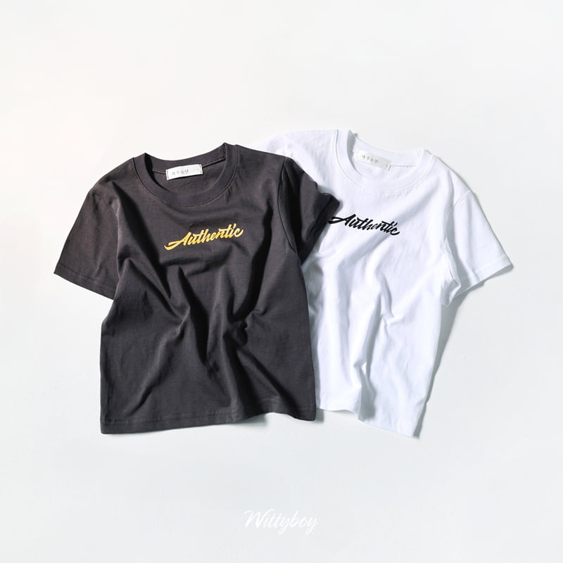 Witty Boy - Korean Children Fashion - #toddlerclothing - Authentic Tee