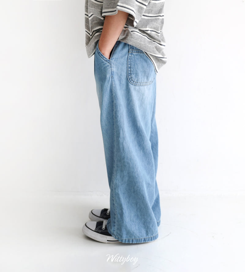 Witty Boy - Korean Children Fashion - #toddlerclothing - Like Summer Denim - 11