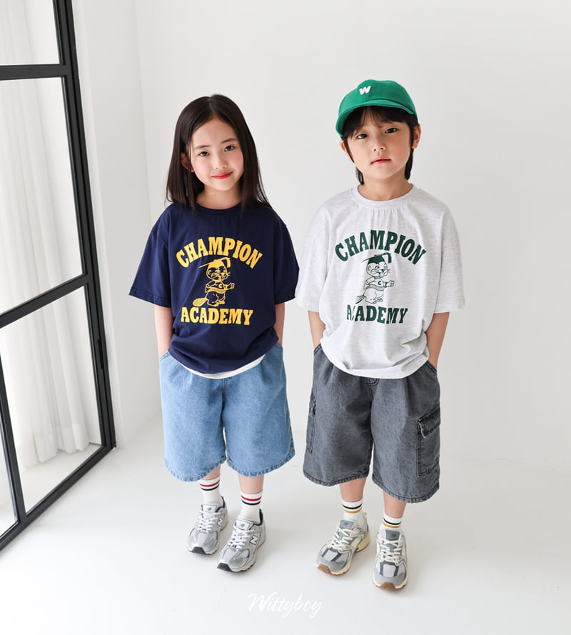 Witty Boy - Korean Children Fashion - #toddlerclothing - Academy Tee - 6