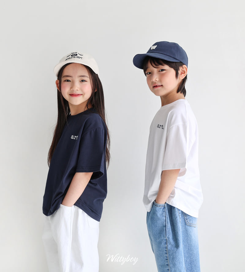 Witty Boy - Korean Children Fashion - #toddlerclothing - Mini Art Tee - 11