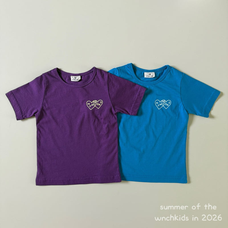 Wnch Kids - Korean Children Fashion - #childrensboutique - Double Heart Tee