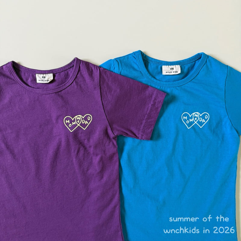 Wnch Kids - Korean Children Fashion - #discoveringself - Double Heart Tee - 4