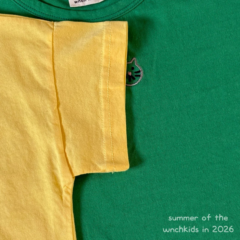 Wnch Kids - Korean Children Fashion - #kidsshorts - Cat Tee - 4