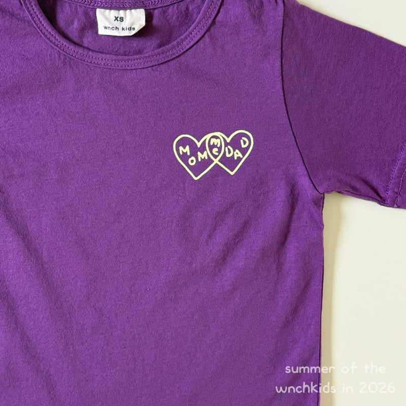 Wnch Kids - Korean Children Fashion - #prettylittlegirls - Double Heart Tee - 12