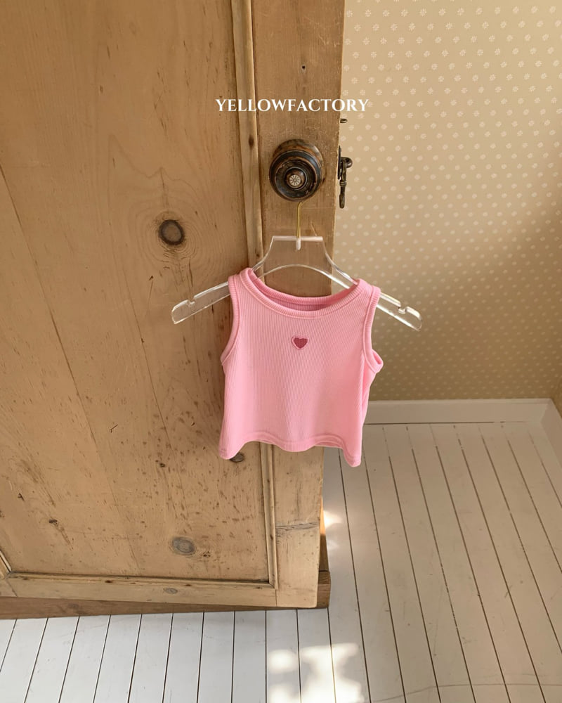 Yellow Factory - Korean Baby Fashion - #babyboutique - Heart Zoom Sleeveless - 3