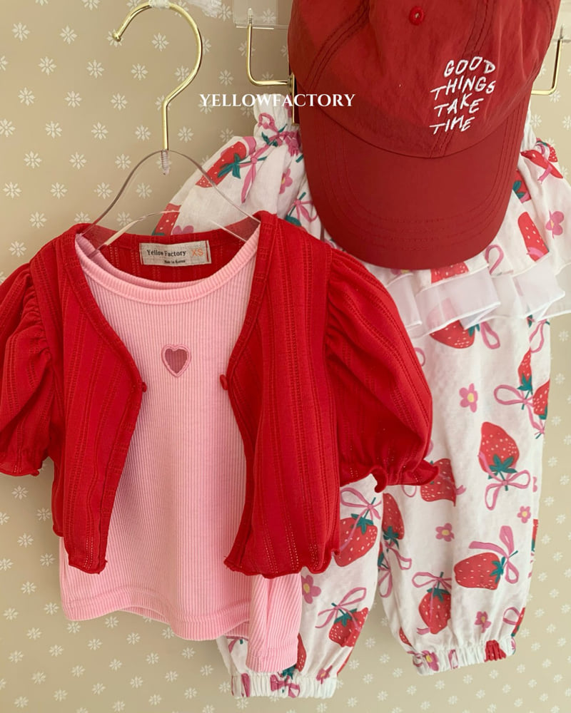 Yellow Factory - Korean Baby Fashion - #babyboutiqueclothing - Heart Zoom Sleeveless - 5
