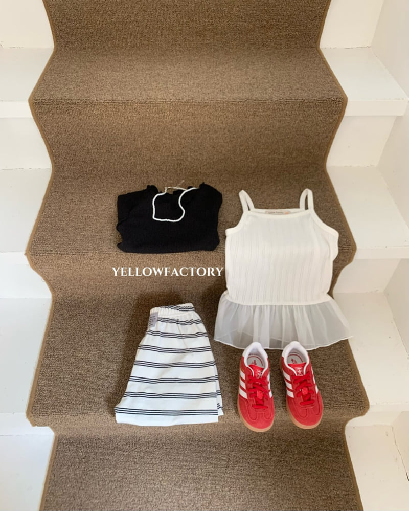 Yellow Factory - Korean Baby Fashion - #babyfashion - Layered Sleeveless Top