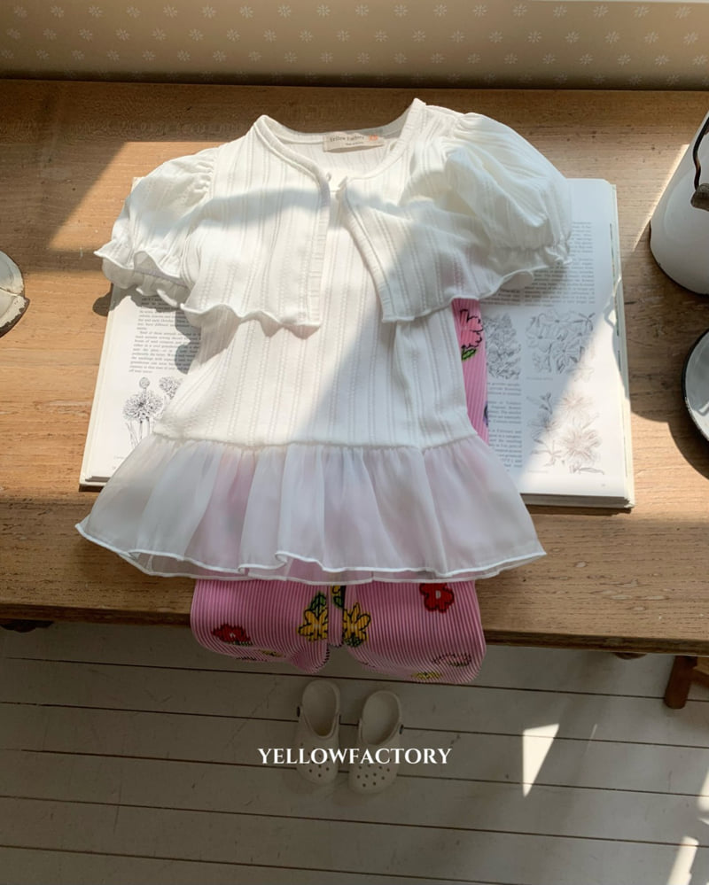 Yellow Factory - Korean Baby Fashion - #babygirlfashion - Layered Sleeveless Top - 3