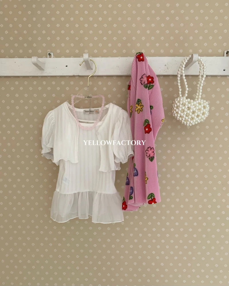 Yellow Factory - Korean Baby Fashion - #babygirlfashion - Layered Sleeveless Top - 4
