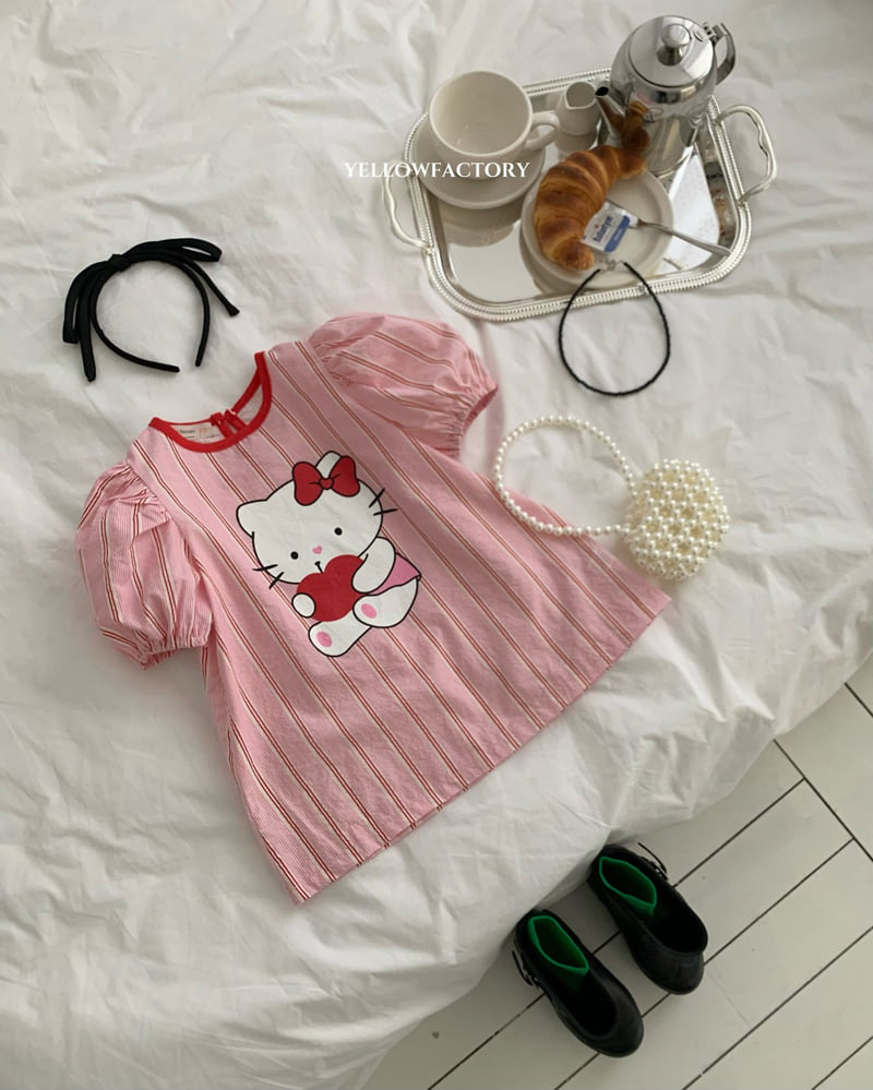 Yellow Factory - Korean Children Fashion - #Kfashion4kids - Dier Puff One-piece - 10