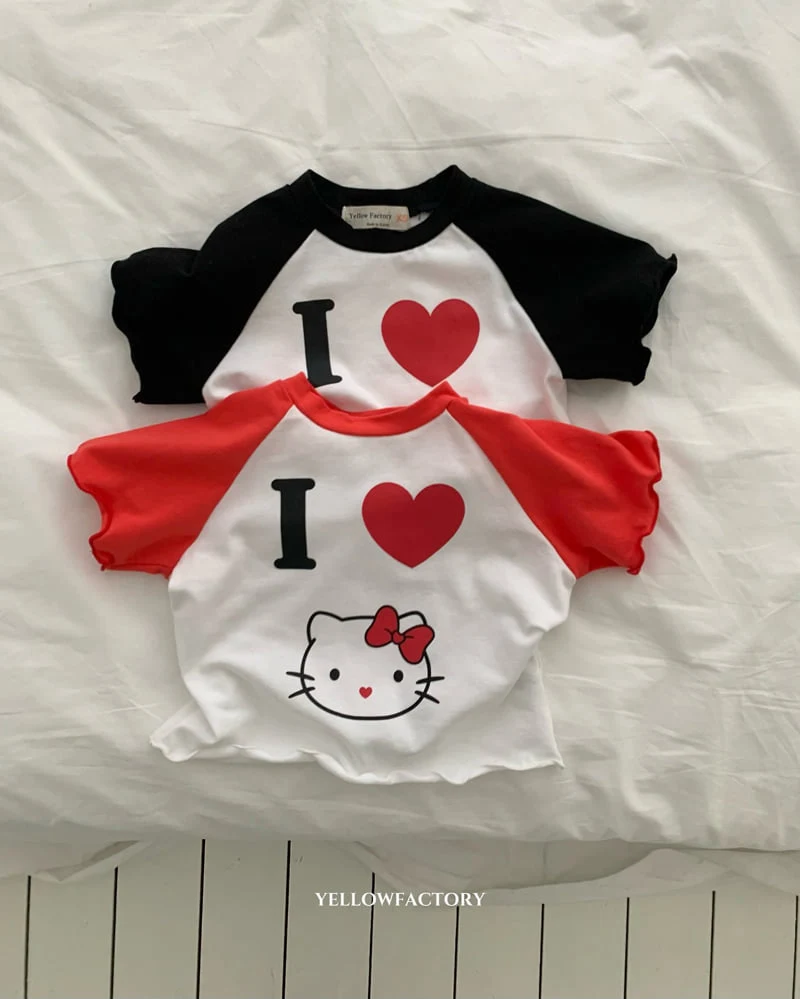 Yellow Factory - Korean Children Fashion - #childofig - Neya Crop Short Sleeve Tee - 3