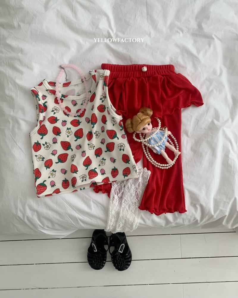 Yellow Factory - Korean Children Fashion - #childrensboutique - Eevee Sleeveless