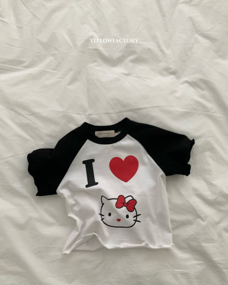 Yellow Factory - Korean Children Fashion - #childofig - Neya Crop Short Sleeve Tee - 4