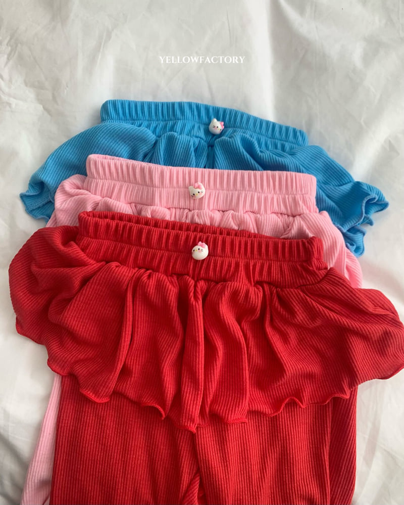 Yellow Factory - Korean Children Fashion - #designkidswear - Holy Chew Cropped Pants - 3