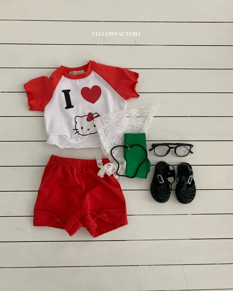 Yellow Factory - Korean Children Fashion - #designkidswear - Neya Crop Short Sleeve Tee - 5
